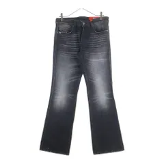 DIESEL INDUSTRY (ディーゼルインダストリー) 1998 D BUCK ブーツカット デニムパンツ ブラック A12221