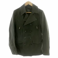 ニコルクラブ NICOLE CLUB チェスターコート ショート ミドル ハーフ アウター ダブル キルティング ライナー付 取外し可 46 カーキ 7564-3503 /MP ■GY19