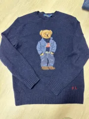 ポロ ベア ウール ニット デニムジャケット ベア サイズ M