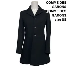 ◆ コムデギャルソンコムデギャルソン COMME DES GARONS ロングジャケット テーラード 長袖 Aライン 黒 SS XS～S 5～7号 レディース S6B045のサムネイル
