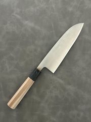 鍔屋白二鋼 出刃 朴柄 20cm 検有次子の日高村作正本武田刃物吉田刃物