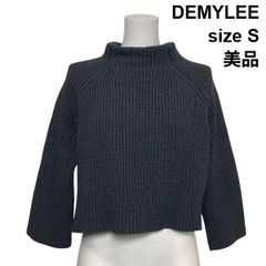 美品✨】DEMYLEE ローゲージコットン 春ニット コットン100% 半袖