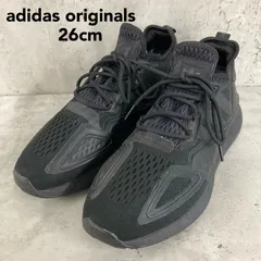 adidas originals アディダスオリジナルス ZX 2K BOOST 2.0 26cm 黒 FV9993 ゼットエックス ブースト スニーカー メンズ 厚底 26.0cm トリプルブラック 快適 クッション ★ ■■