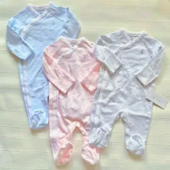 【60/70cm 】ベビー　長袖ロンパース