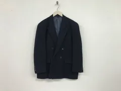 本物タケオキクチTAKEOKIKUCHIウール厚手ダブルジャケット長袖サーフアメカジスケーターストリートミリタリービジネススーツパーティーモードドレスゴルフメンズ黒ブラック1S