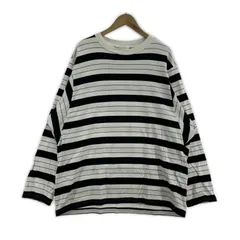UNUSED Long Sleeve Border Tshirt 2 ﾎﾜｲﾄのサムネイル