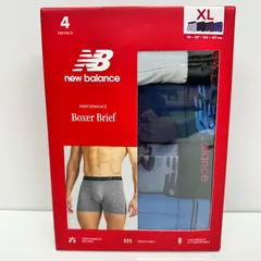 XLサイズ ニューバランス ボクサーパンツ 4枚パック 102-107cm アスレチックメッシュ New Balance メンズ【新品・未開封】