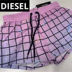 最終値下げ！　新品　DIESEL （ディーゼル） YOKO-HONDAコラボ　ショートパンツ型スイムウェア ボードショーツ　スイムパンツ　メンズ水着　男性水着 スイムウェア ローライズ 海水パンツ 海パン ビーチウェア ブランド　S M L プール　海