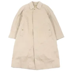 美品□BURBERRY LONDON バーバリーロンドン 裏ノバチェック柄 キャメル混ライナー付き ステンカラーコート ベージュ 40 イタリア製 メンズ