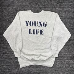 90年代 USA製 Champion REVERSE WEAVE YOUNG LIFE SWEATSHIRT XXL