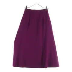 UNITED ARROWS (ユナイテッドアローズ) レーヨン ロング フレアスカート パープル レディース