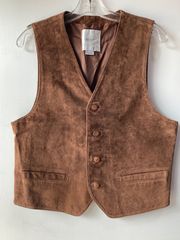 わと Vintage Vest ウイルソンズ レザー革ベストブラウンM 90s 00s WILSONS LEATHER 本革ブラウンレザーベスト - メルカリ