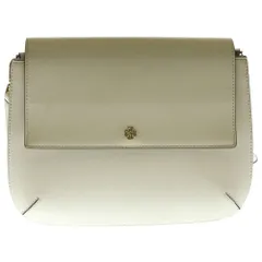 TORY BURCH (トリー バーチ) ショルダーバッグ ショルダーポシェット ホワイト ゴールド金具 レザー