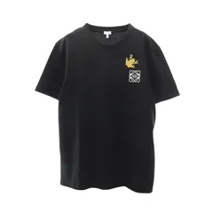 ロエベ LOEWE カットソー アナグラムエンブロイダリー H526Y22J741489S ブラック コットン Tシャツ メンズ 新品のサムネイル