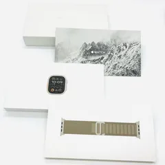Apple Watch Ultra2 GPS＋Cellular 49mm オリーブ アルパインループ MRF03J/A A2986