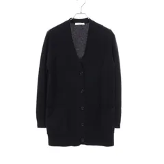 マックスマーラ MAX MARA カーディガン VILLAR 2421346052 ネイビー ウール カシミヤ カーディガン レディース Used B