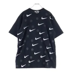 BLACK COMME des GARCONS (ブラックコムデギャルソン) 25SS ×NIKE ナイキ クルーネック 半袖Tシャツカットソー ブラック 1O-T102