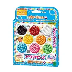 【中古】エポック(EPOCH) アクアビーズ 8色ビーズセット