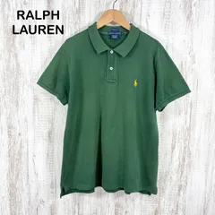 RALPH LAUREN ラルフローレン SKINNY FIT スキニーフィット ポニーロゴ刺繍 鹿の子 半袖 ポロシャツ グリーン レディース トップス