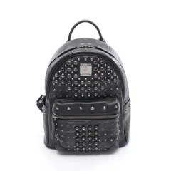 エム・シー・エム MCM リュックサック バックパック STARK スターク ヴィセトス ブラック PVCコーティングキャンバス レザー スターク ヴィセトス バックパックのサムネイル
