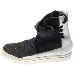 KRIS VAN ASSCHE (クリス ヴァン アッシュ) MULTIRACE SNEAKERS マルチレース スエード ハイカットスニーカー ブラック