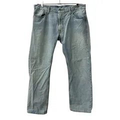 メキシコ製 Levi's 514 デニムパンツ W36 ライトブルー リーバイス ジップアップ アメカジ ジーンズ デニム コットン 2602-127