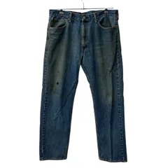 メキシコ製 Levi's 505 デニムパンツ W38 ブルー リーバイス ジップアップ アメカジ ジーンズ デニム コットン 2602-140