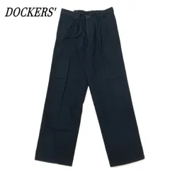 00s DOCKERS' ドッカーズ ツータックチノ 32インチ BLK/ブラック