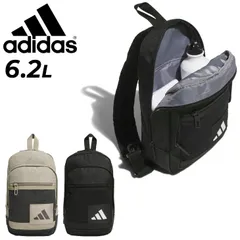 アディダス ボディバッグ 6.2L メンズ レディース  adidas スリングバッグ  ワンショルダー 斜め掛け 肩掛け 鞄 スポーティ バッグ 男女兼用  ブラック 黒 ベージュ系  スポーツバッグ アディダスバッグ /LBT69b