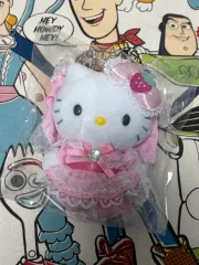 正規品 サンリオ ハローキティ フリル シリーズ マスコット ぬいぐるみ ピンク ロリータ