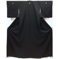 黒 紋付 喪服 袷着物 都舞手 誰でもすぐ着用できます - メルカリ