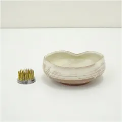 作家物　水盤（剣山付）  生け花 花 花器 おしゃれ インテリア 華道具 華道 ガーデニング 骨董 フラワーベース 茶道