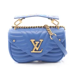 LOUIS VUITTON ルイ・ヴィトン ニューウェーブ チェーンバッグPM ブルーネオン ショルダーバッグ