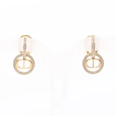ディオール Dior イヤリング CDロゴ GP（ゴールドメッキ） イヤリング レディース Used B