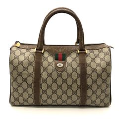 GUCCI オールドグッチ 69 02 007 ボストンバッグ シェリーライン GG