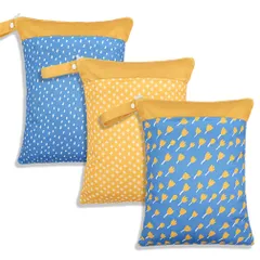 新品 おむつポーチ 3点セット 防水バッグ 大容量 オムツ 着替え おむつバッグ 30*40cm ベビー マルチポーチ ベビーカーバッグ 水泳ポーチ 水着 お風呂用品入れ 旅行バッグ 小物入れ