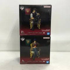 02w22397 一番くじ ジョジョの奇妙な冒険 THE★JOJOWORLD フィギュア 2点セット A賞 ジョナサン・ジョースター B賞 ジョセフ・ジョースター 未開封品 【中古品】