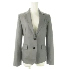 アンタイトル UNTITLED テーラードジャケット 総裏地 ストライプ 2 M グレー /AO8