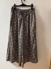 茶色🤎ロングキュロットスカート15号