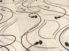 平和屋着物■上質な小紋　紐文　金彩　正絹　逸品　BAAL6737yc