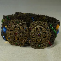 [IM] アンティーク　ヴィクトリア朝モチーフ　ベルト　現状品