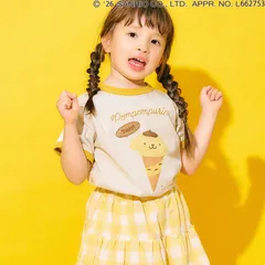 ポムポムプリン　リンガーTシャツ　SERAPH　S207046　ベージュ