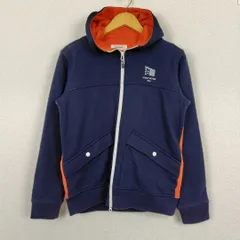 TOMMY トミー ジップパーカー ロゴ刺繍 ネイビー Mサイズ メンズ 古着 ストリート アメカジ