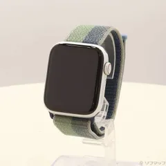 ソフマップ 〔中古品〕 Apple Watch SE 第1世代 GPS + Cellular 44mm シルバーアルミニウムケース アビスブルー／モスグリーンスポーツループ【377】