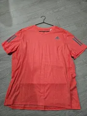 アディダス ランニング 2XL 機能性 半袖Tシャツ オレンジ トレーナー 機能性 ジム