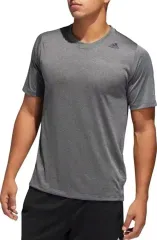 アディダス 2XL フリーリフト 半袖Tシャツ グレー トレーナー 機能性 ジムウェア