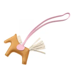 エルメス HERMES チャーム ロデオペガサスPM ロデオPM セサミ/クレ/モーヴシル レザー ロデオPM セサミ/クレ/モーヴシルベストル レディース Used A