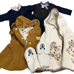 子供服 ロンパース ポンチョ 手袋 70〜80サイズ 5点まとめ売り 【C456】