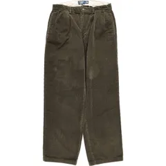 古着 ラルフローレン Ralph Lauren POLO by Ralph Lauren ANDREW PANT 太畝 ツータック コーデュロイパンツ メンズw32相当/eaa610821