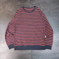 Old UNIQLO Striped Long Sleeve T-Shirt M Navy Red Y2K Vintage オールドユニクロ ボーダー ロンT メンズ M ネイビー/レッド y2k